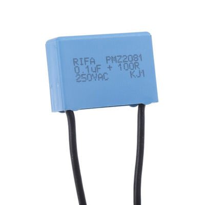 KEMET RC Capacitor 100nF 100Ω Tolerance ±20% 250 V ac, 630 V dc Through Hole PMZ Series