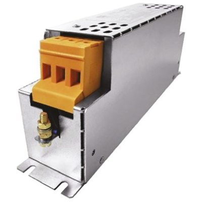 Block, HLD 110 30A 520 V ac 60Hz, Flange Mount RFI Filter, Screw 3 Phase