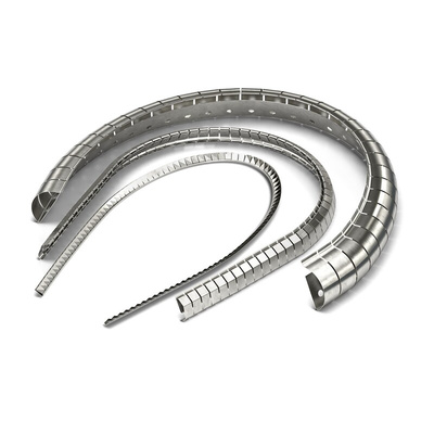 3851210, Shielding Strip of Copper Beryllium (CuBe) with nickel plating With Screw 406.3mm x 8.42mm x 7.1mm