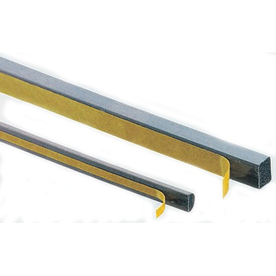 FOF-2009-AC, Shielding Strip of Ni/Cu Layered Metallized Fiber/Polyether Urethane Foam With Self-Adhesive 1m x 6.4mm x