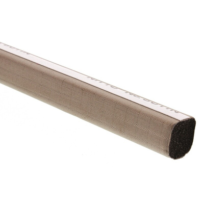 DHR10x10NI-N4V0-1000, Shielding Strip of Nickel Copper Alloy, PUR With Tape 1m x 10mm x 10mm