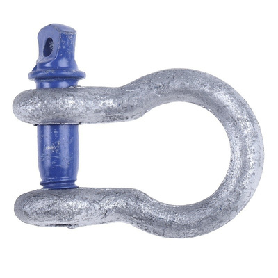 RS PRO Bow Shackle, Zinc Plated Steel, 0.5t