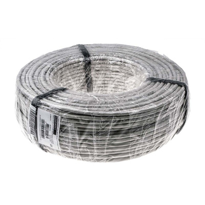 CAE Cat6 Ethernet Cable, U/FTP, Grey PVC Sheath, 100m, IEC 60332-1