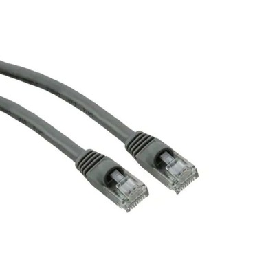 RS PRO Cat6 RJ45 to RJ45 Ethernet Cable, U/UTP, Grey, 2.1m