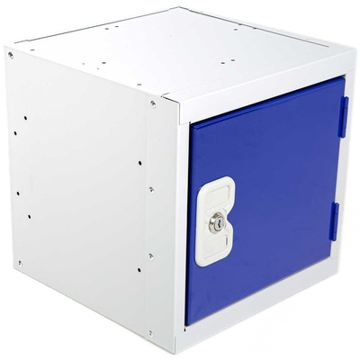RS PRO 1 Door Blue Locker, 305 mm x 305 mm x 305mm