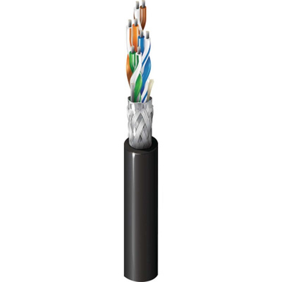Belden Cat5e Ethernet Cable, F/UTP, Grey PVC Sheath, 100m