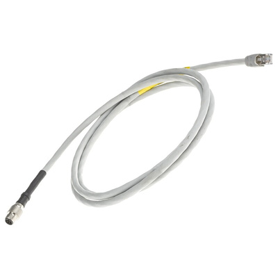 RS PRO Cat6 Straight M12 to RJ45 Ethernet Cable