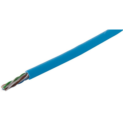 RS PRO Cat6 Ethernet Cable, U/UTP, Blue PVC Sheath, 305m, Low Smoke Zero Halogen (LSZH)