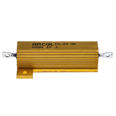 Arcol, 1kΩ 50W Wire Wound Chassis Mount Resistor HS50 1K J ±5%