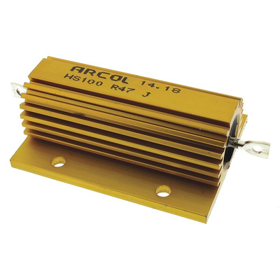 Arcol, 470mΩ 100W Wire Wound Chassis Mount Resistor HS100 R47 J ±5%