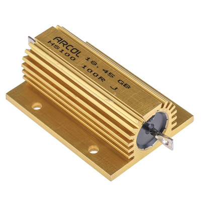 Arcol, 100Ω 100W Wire Wound Chassis Mount Resistor HS100 100R J ±5%