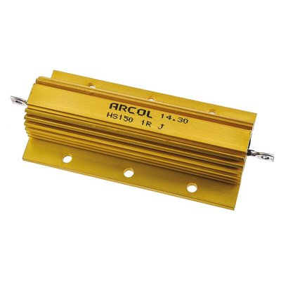 Arcol, 1Ω 150W Wire Wound Chassis Mount Resistor HS150 1R J ±5%