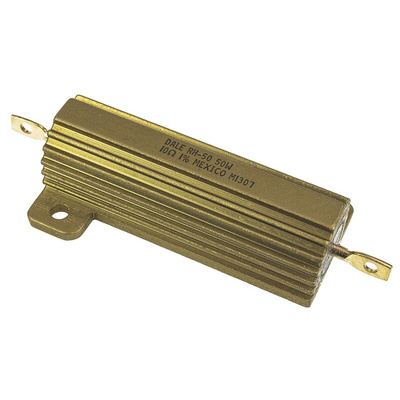Vishay, 10Ω 50W Wire Wound Chassis Mount Resistor RH05010R00FE02 ±1%