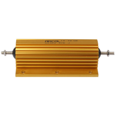 Arcol, 47Ω 300W Wire Wound Chassis Mount Resistor HS300 47R J ±5%