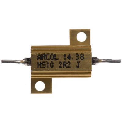 Arcol, 2.2Ω 10W Wire Wound Chassis Mount Resistor HS10 2R2 J ±5%