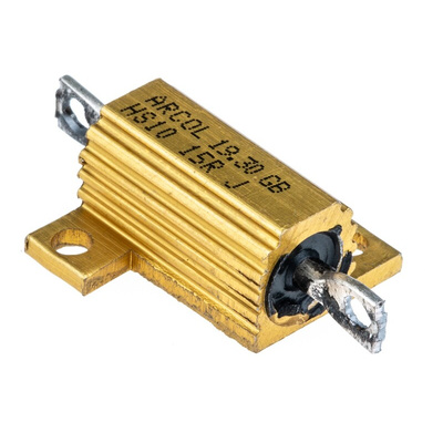 Arcol, 15Ω 10W Wire Wound Chassis Mount Resistor HS10 15R J ±5%