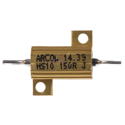 Arcol, 150Ω 10W Wire Wound Chassis Mount Resistor HS10 150R J ±5%