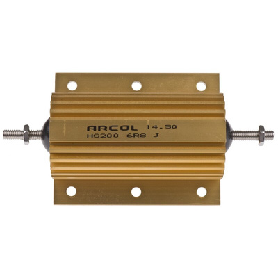 Arcol, 6.8Ω 200W Wire Wound Chassis Mount Resistor HS200 6R8 J ±5%
