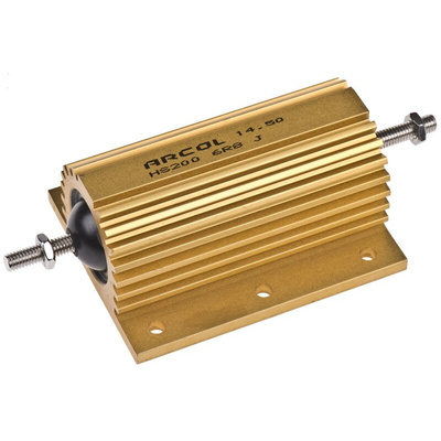 Arcol, 6.8Ω 200W Wire Wound Chassis Mount Resistor HS200 6R8 J ±5%