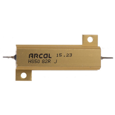 Arcol, 82Ω 50W Wire Wound Chassis Mount Resistor HS50 82R J ±5%