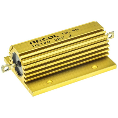 Arcol, 2.7Ω 100W Wire Wound Chassis Mount Resistor HS100 2R7 J ±5%