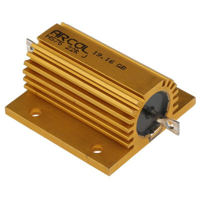 Arcol, 22Ω 75W Wire Wound Chassis Mount Resistor HS75 22R J ±5%