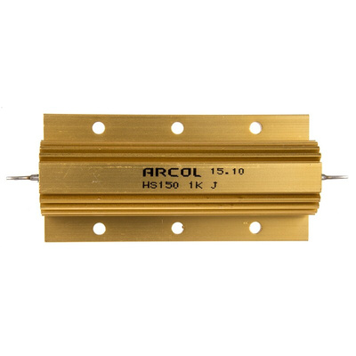 Arcol, 1kΩ 150W Wire Wound Chassis Mount Resistor HS150 1K J ±5%