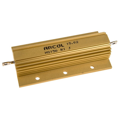 Arcol, 100mΩ 150W Wire Wound Chassis Mount Resistor HS150 R1 J ±5%