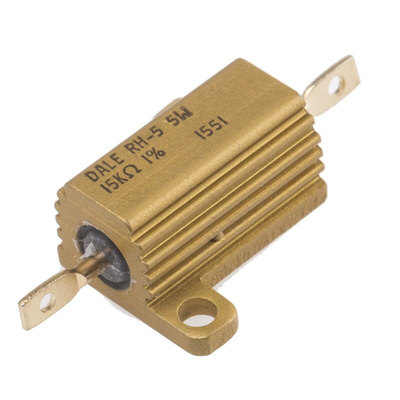 Vishay, 15kΩ 7.5W Wire Wound Chassis Mount Resistor RH00515K00FE02 ±1%