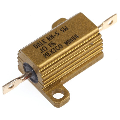 Vishay, 100mΩ 7.5W Wire Wound Chassis Mount Resistor RH005R1000FE02 ±1%