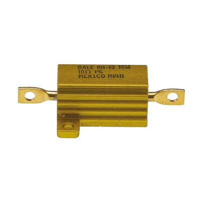 Vishay, 10Ω 12.5W Wire Wound Chassis Mount Resistor RH01010R00FE02 ±1%