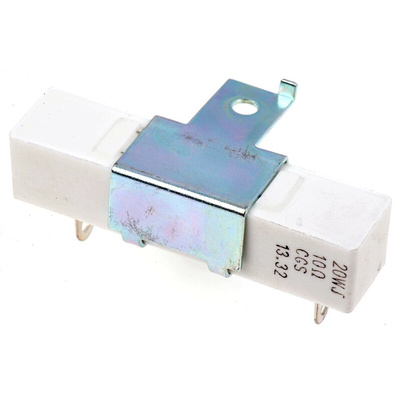 TE Connectivity, 10Ω 20W Wire Wound Chassis Mount Resistor SQBW2010RJ ±5%