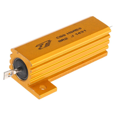TE Connectivity, 8.2Ω 50W Wire Wound Chassis Mount Resistor HSA508R2J ±5%