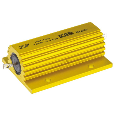 TE Connectivity, 100Ω 100W Wire Wound Chassis Mount Resistor HSC100100RJ ±5%