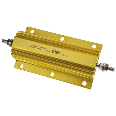 TE Connectivity, 1Ω 300W Wire Wound Chassis Mount Resistor HSC3001R0J ±5%