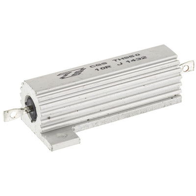 TE Connectivity, 10Ω 50W Wire Wound Chassis Mount Resistor THS5010RJ ±5%