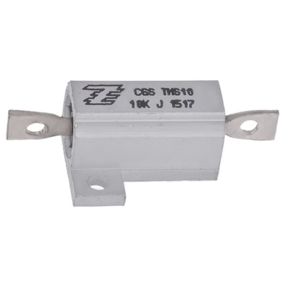 TE Connectivity, 10kΩ 10W Wire Wound Chassis Mount Resistor THS1010KJ ±5%