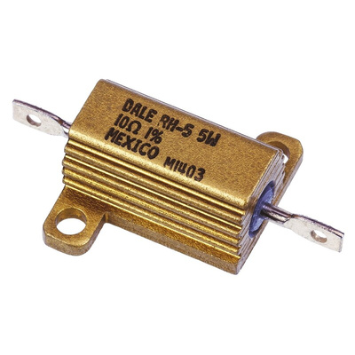 Vishay, 10Ω 7.5W Wire Wound Chassis Mount Resistor RH00510R00FE02 ±1%