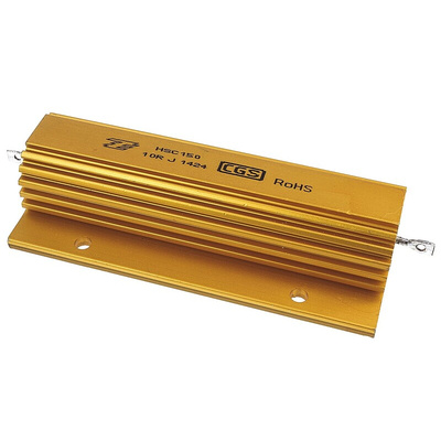 TE Connectivity, 10Ω 150W Wire Wound Chassis Mount Resistor HSC15010RJ ±5%