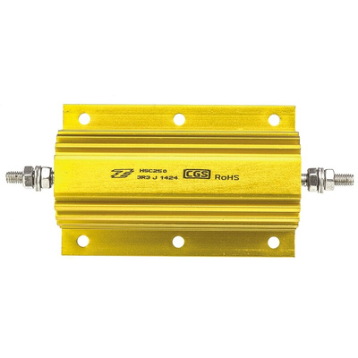 TE Connectivity, 3.3Ω 250W Wire Wound Chassis Mount Resistor HSC2503R3J ±5%