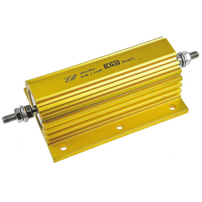 TE Connectivity, 47Ω 250W Wire Wound Chassis Mount Resistor HSC25047RJ ±5%
