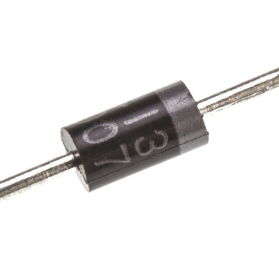 Diodes Inc 1000V 1A, Silicon Junction Diode, 2-Pin DO-41 1N4007-T