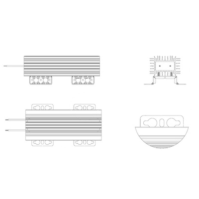 Danotherm, 10Ω 400W Wire Wound Chassis Mount Resistor CBRV225CH777-10R-KT ±10%