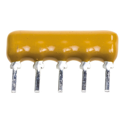 Bourns, 4600X 10kΩ ±2% Bussed Resistor Array, 4 Resistors, 0.63W total, SIP, Through Hole
