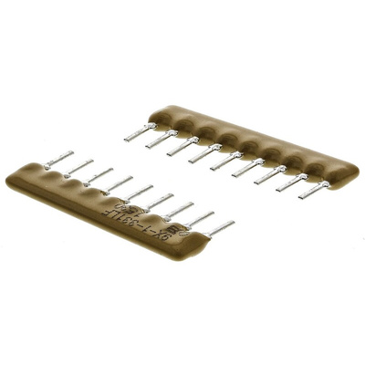 Bourns, 4600X 330Ω ±2% Bussed Resistor Array, 8 Resistors, 1.13W total, SIP, Through Hole