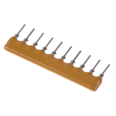 Bourns Bussed Resistor Network 4.7kΩ ±2% 9 Resistors, 1.25W Total, SIP package 4600X Through Hole