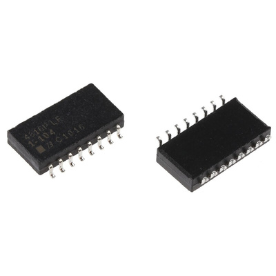Bourns, 4800P 100kΩ ±2% Isolated Resistor Array, 8 Resistors, 1.28W total, SOM, Standard SMT