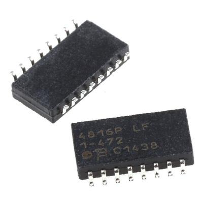 Bourns, 4800P 4.7kΩ ±2% Isolated Resistor Array, 8 Resistors, 1.28W total, SOM, Standard SMT