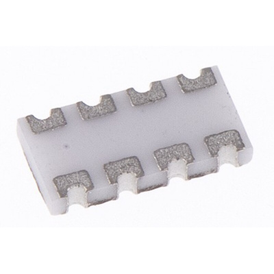 Bourns, CAT16 1kΩ ±5% Isolated Resistor Array, 4 Resistors, 0.25W total, 1206 (3216M), Concave