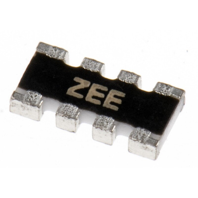 Bourns, CAY16 3.3kΩ ±5% Isolated Resistor Array, 4 Resistors, 0.25W total, 1206 (3216M), Convex